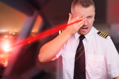 Lazer ışını tarafından kör pilot