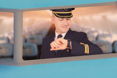 Pilot kokpitte saatine bakar