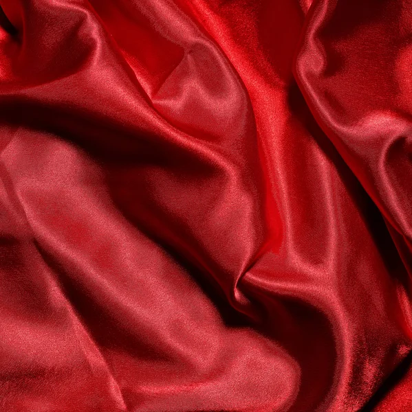 Texture en satin rouge — Photo