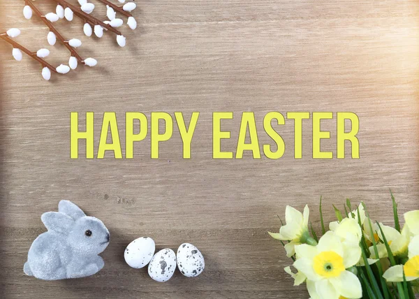 Mutlu Paskalya tebrik kartı — Stok fotoğraf
