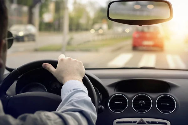 Journée ensoleillée en voiture Photos De Stock Libres De Droits