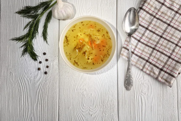Здоровый традиционный огуречный суп — стоковое фото