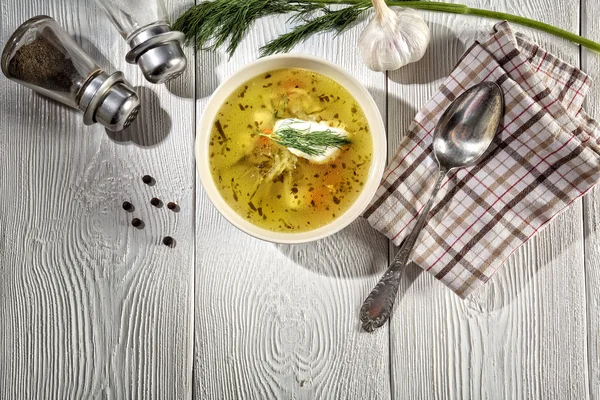 Gustosa zuppa di cetrioli — Foto Stock