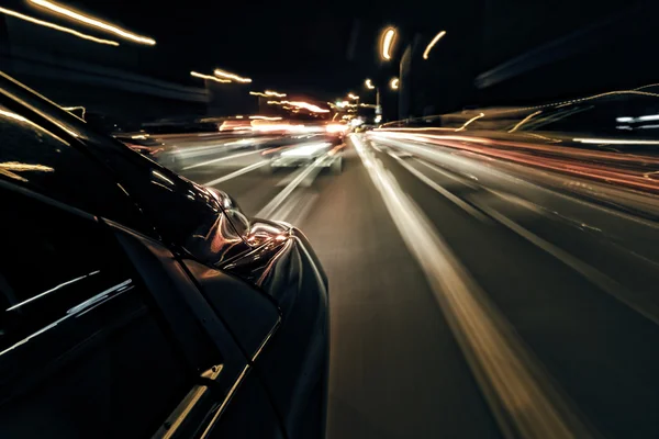 Night driving abstract — Stock Photo, Image