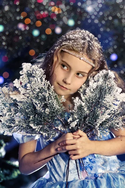 Bir kış gününde donmuş genç prenses