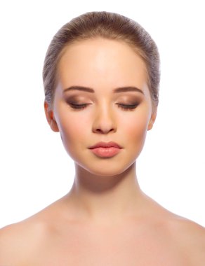 izole sağlıklı genç kız