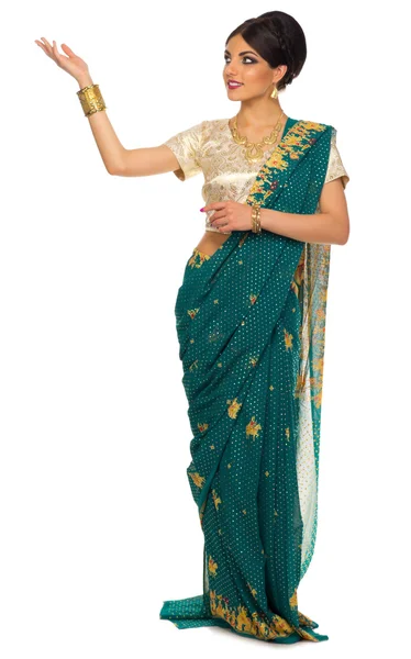 Індійська жінка ізольовані — стокове фото