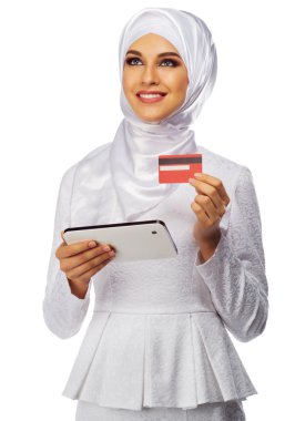 İzole Müslüman genç kız