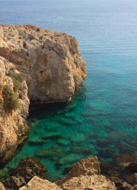 Deniz kıyı temiz su ile