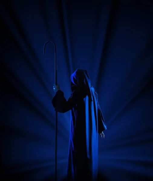 Silhouette of witch — Stock Photo, Image