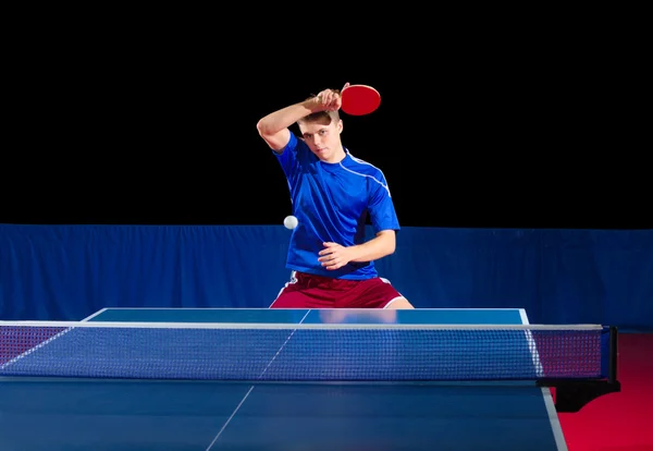 Jugador de tenis de mesa aislado —  Fotos de Stock