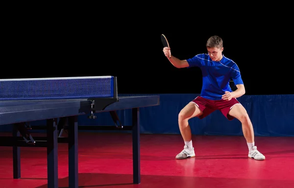 Joven jugador de tenis de mesa — Foto de Stock