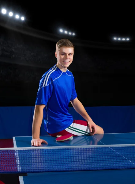 Tischtennisspieler — Stockfoto