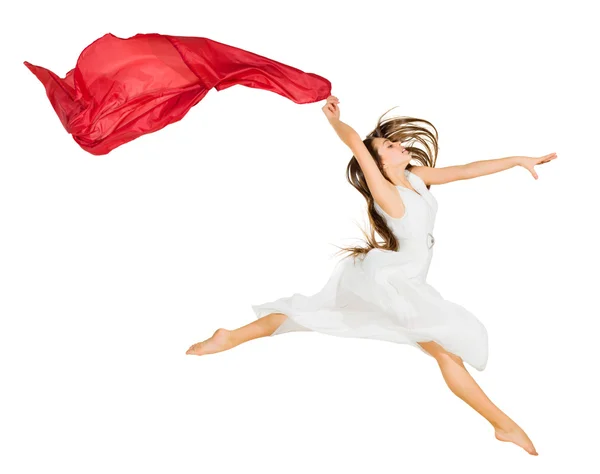 Joven bailarina en vestido — Foto de Stock