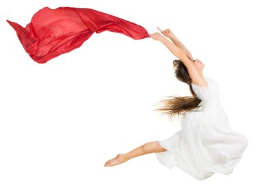 Genç kız modern dansçı