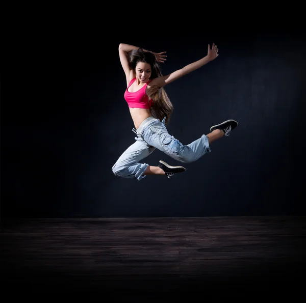 Chica bailarina moderna (ver normal ) — Foto de Stock