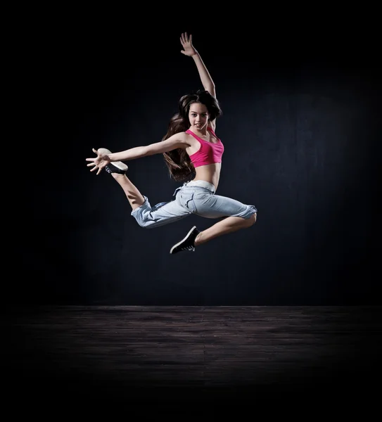 Moderna ballerina ragazza (dark ver ) — Foto Stock