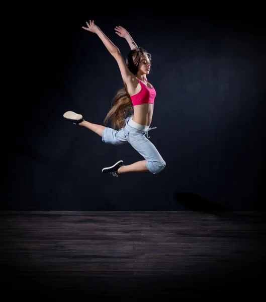 Girl modern dancer (normal version) — Stok fotoğraf