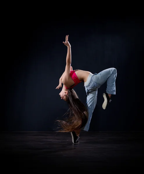 Girl modern dancer (normal version) — ストック写真