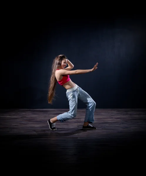 Girl modern dancer (normal version) — Stockfoto