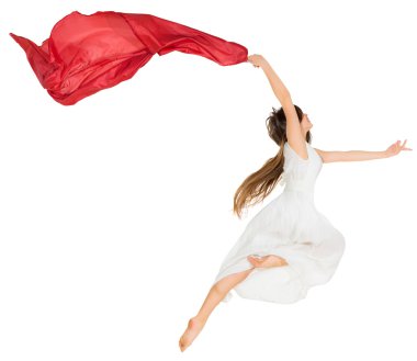 İzole Modern dansçı kız