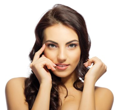 izole sağlıklı genç kız