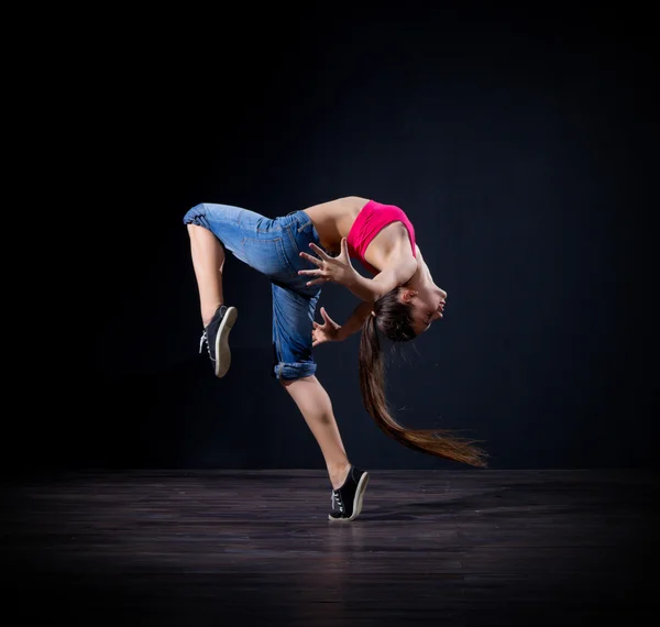 Modern dancer girl (normal ver) — Stock Photo, Image