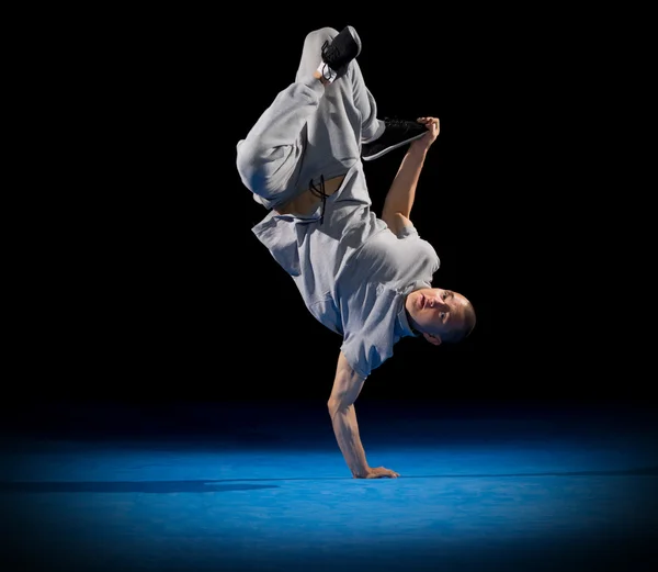 Entrenamiento de Breakdancer — Foto de Stock