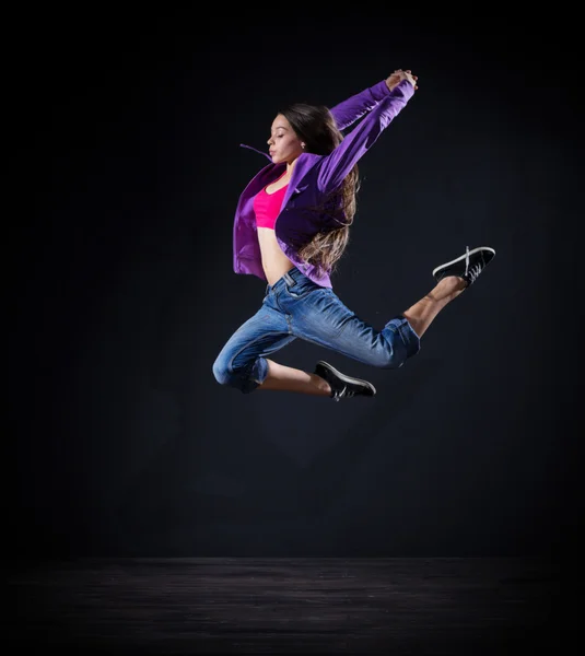 Chica bailarina moderna (ver normal ) — Foto de Stock