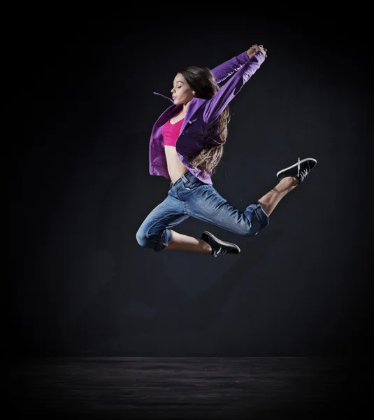 Bailarina moderna (ver oscuro ) — Foto de Stock