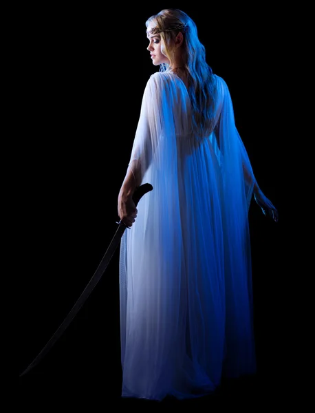 Genç Elf kızı izole