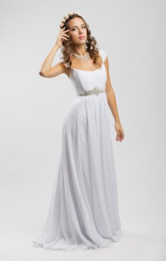 Gelinlik genç kadın