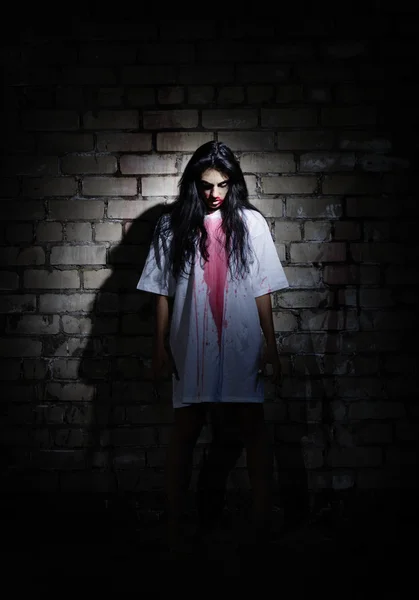 Zombie ragazza — Foto Stock