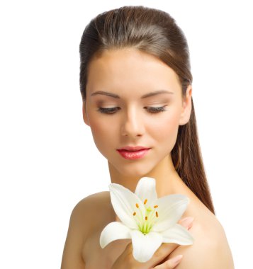 izole sağlıklı genç kız