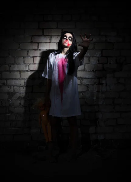 Chica Zombie — Foto de Stock