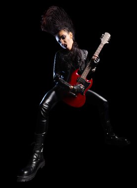 gitar rock müzisyeni