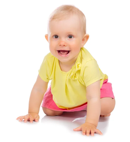 Kleine baby geïsoleerd — Stockfoto