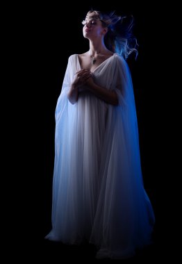 Genç Elf kızı izole