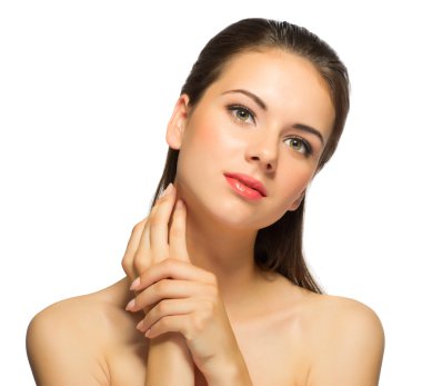 izole sağlıklı genç kız