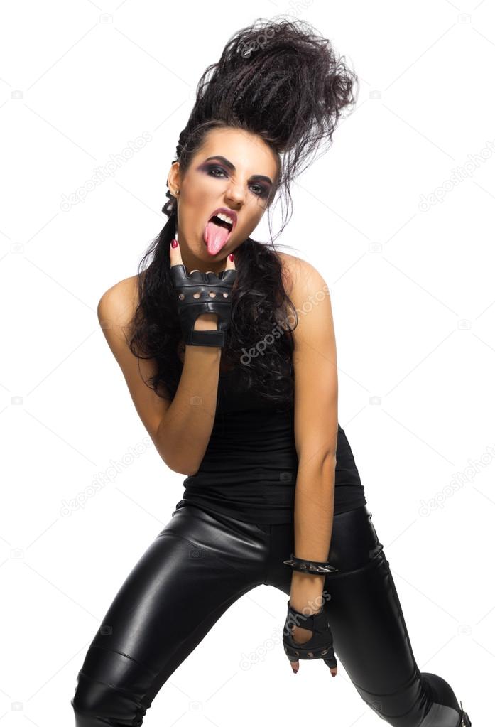 Rock musician woman