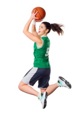 genç kız basketbol oyuncusu