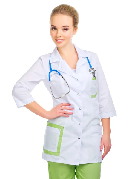 Jonge dokter in uniform — Stockfoto