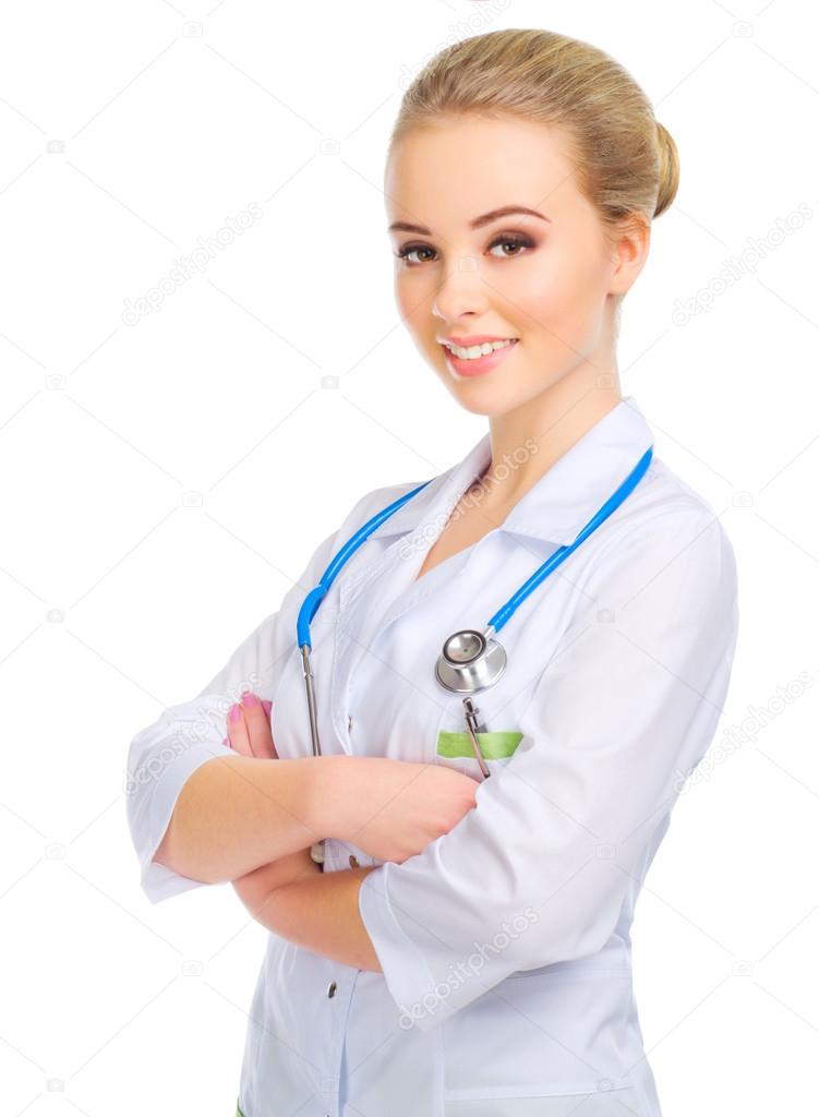 Young doctor in uniform