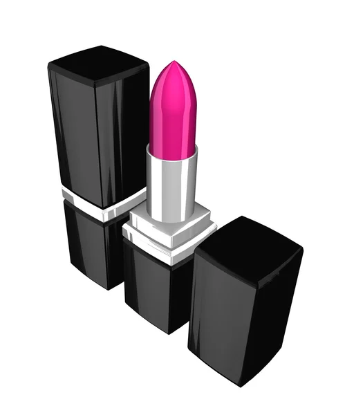 3d lipstick isolated over white — Stock Photo, Image