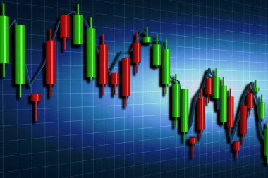 Forex Mum grafiği üzerinde karanlık