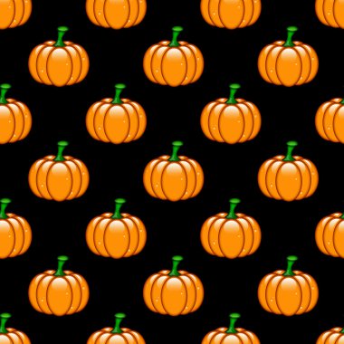 Turuncu kabak ile Seamless Cadılar Bayramı modeli