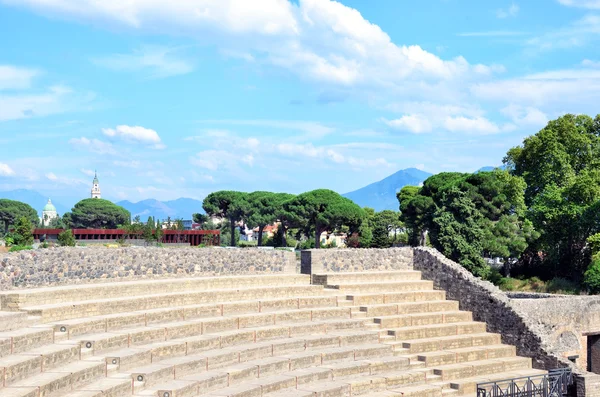 Teatro en pompeya italiana. Italia —  Fotos de Stock