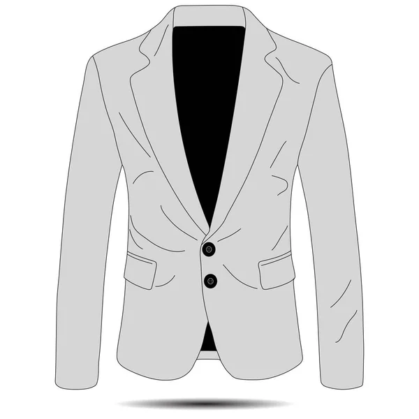 Modelo de vetor cinza Sport Blazer —  Vetores de Stock