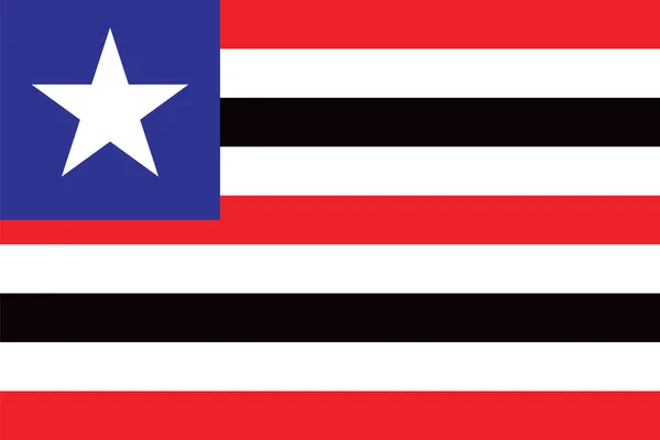 Vector Estado Brasileño Maranhao Flag — Archivo Imágenes Vectoriales