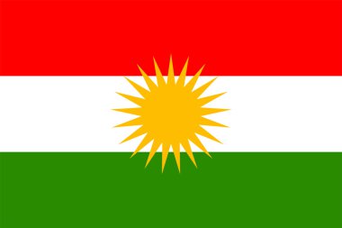 Kürdistan ulusal bayrak